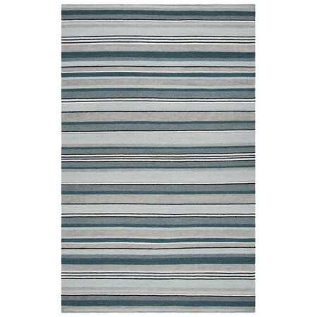 Safavieh 5 x 8 ft. Striped Kilim Hand Loomed Rectangle Area Rug, Grey STK601F-5
